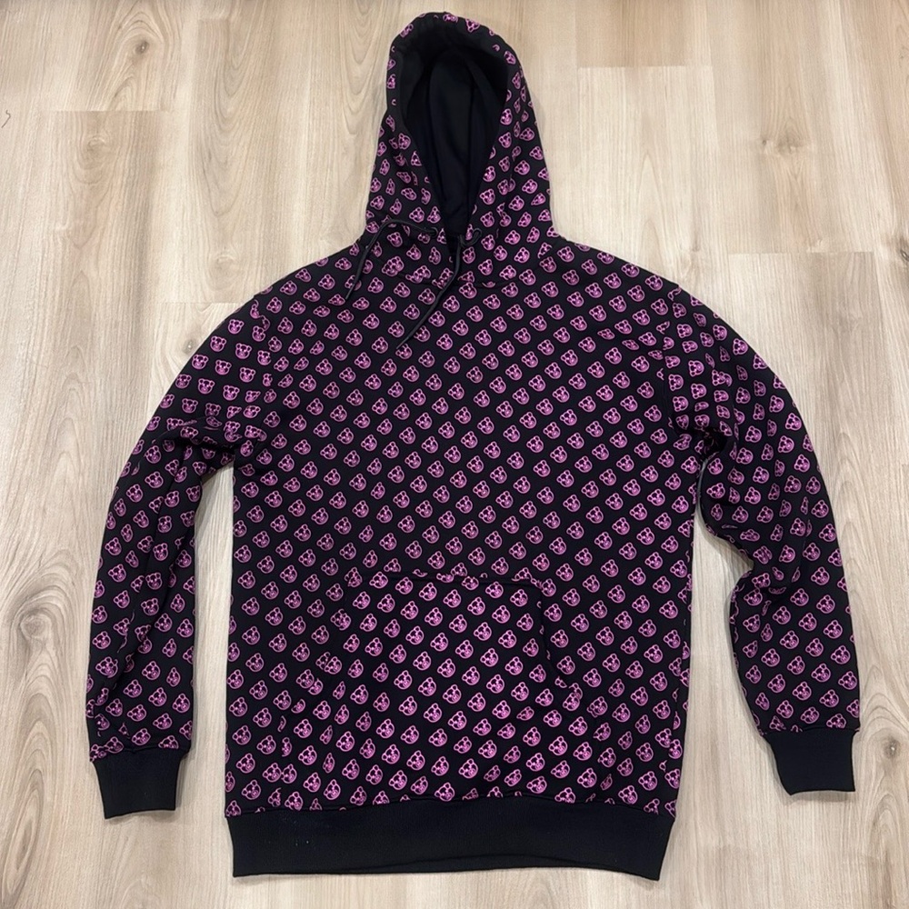 Shane Dawson x Jeffree Star size Medium Black Hoodie w pink pigs print all over